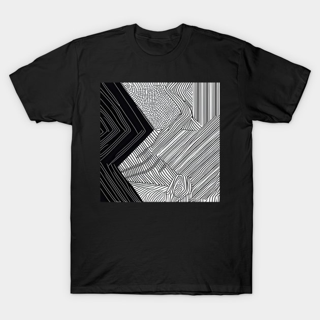 Lines 6 T-Shirt by ABSTRACT-IVISM